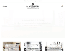 Tablet Screenshot of lamoquetterie.fr